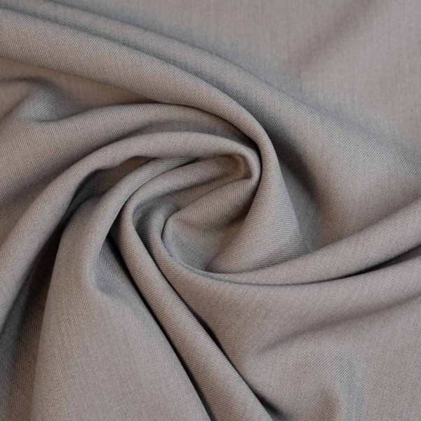 Twill Wool Touch meliert taupe