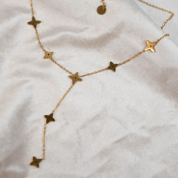 Y-Halskette Stern gold