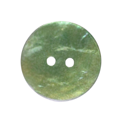 Perlmuttknopf 18mm limette