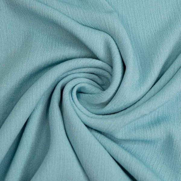 Viskosewebware Crinkle jeansblau hell