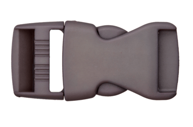 Rucksackschließe anthrazit 25mm Kunststoff