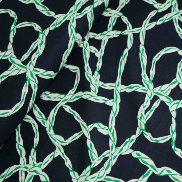 Viskosetwill Ketten navy