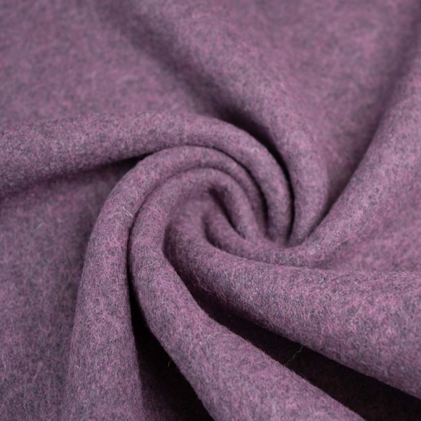 Woll Walkloden mauve meliert