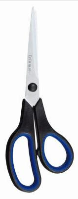 Universal-Schere 195mm schwarz/blau