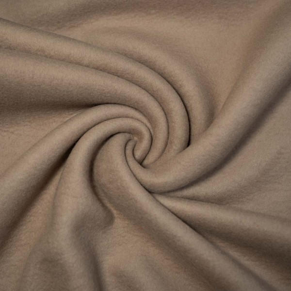 Baumwoll Kuschelfleece beige