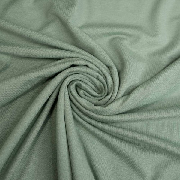Viskosejersey Uni salbei