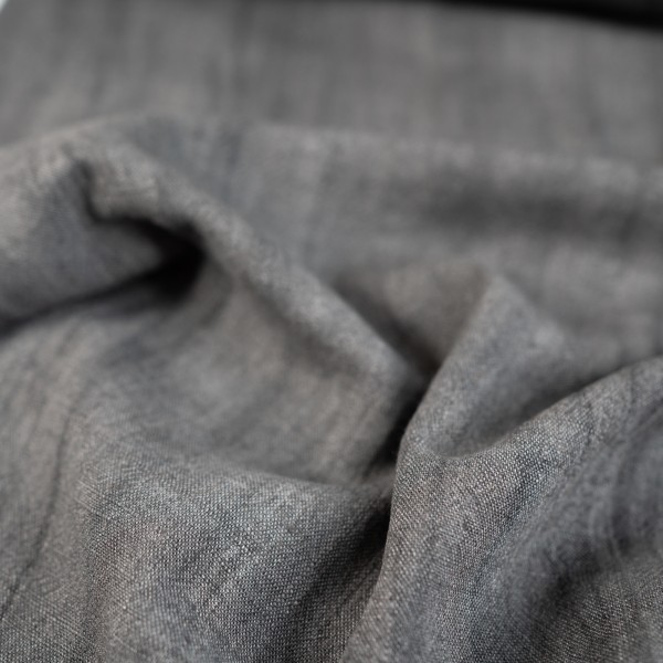 Leinen Washed Look schwarz