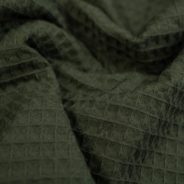 Waffelpiqué khaki