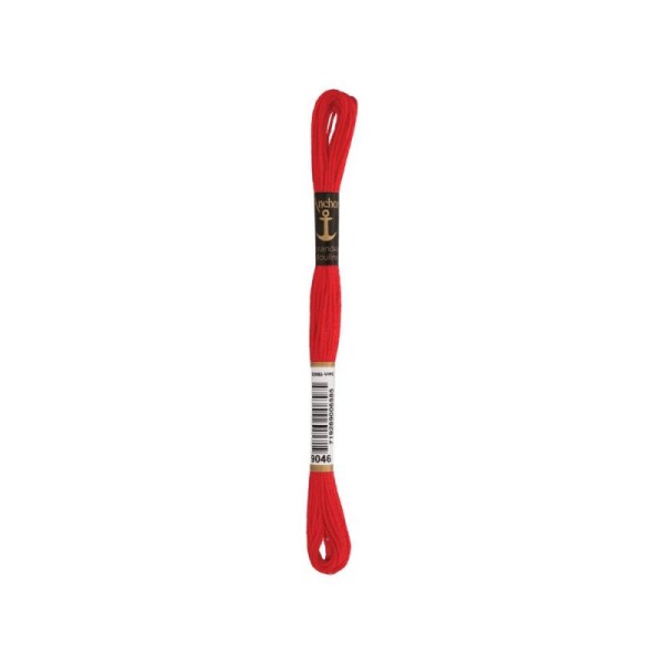 Anchor Sticktwist Garn 6-fädig signalrot