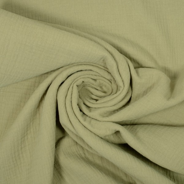 Musselin Double Gauze Lina salbei