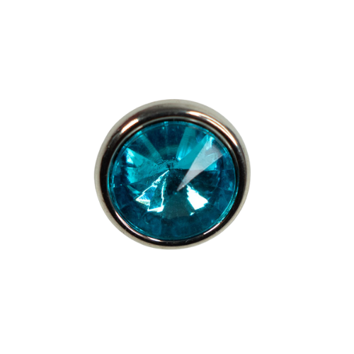 Prym Knopf Strassstein 12mm türkis