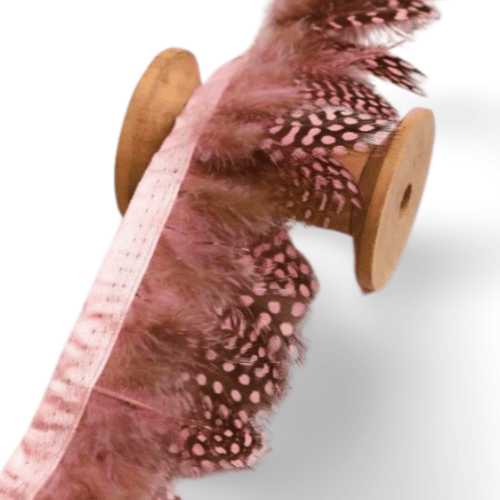 Federborte 60mm rosa