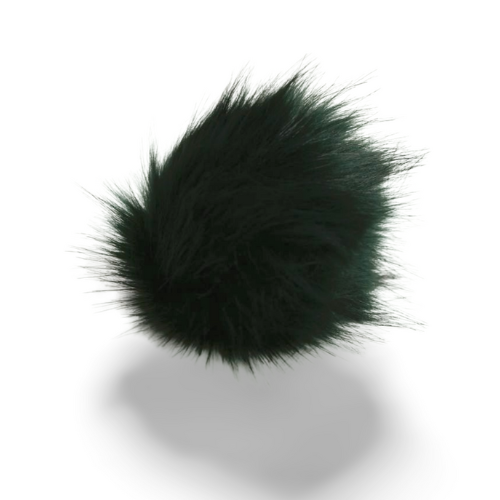 Evlis Bommel 100% Kunsthaar tannengrün