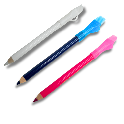 EvLis Schneiderkreide-Stifte 3 Stück weiß pink blau