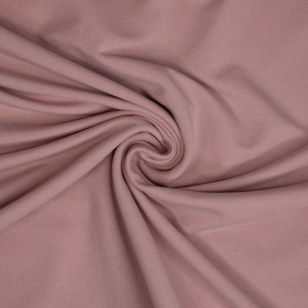 Baumwolljersey Uni Lena altrosa