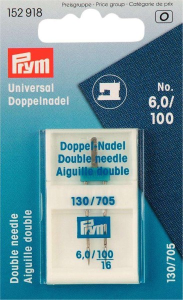 Schmetz Universal Doppelnadel ( 6mm) 6,0/100