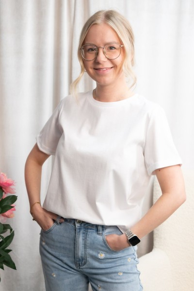 Basic T-Shirt Beatrice weiß