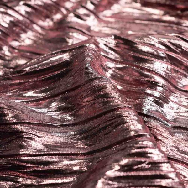 Plissee Glamour altrosa