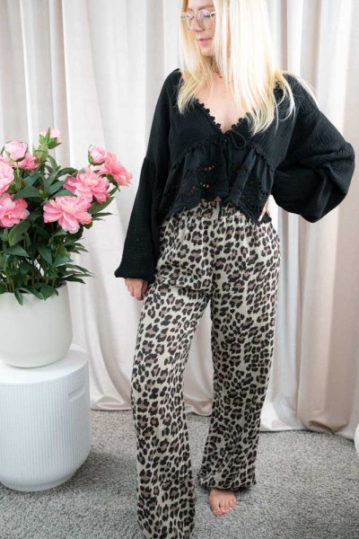 Musselinhose Leo beige