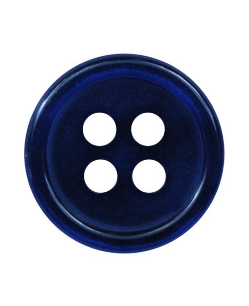 Hemd- und Blusenknopf rund 9mm dunkelblau