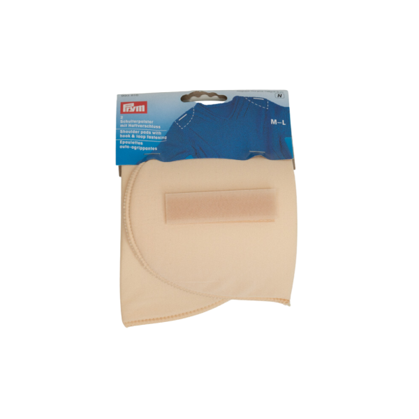 Prym 2 Stk Schulterpolster mit Haftverschluss beige