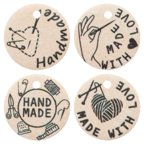 Prym Modeknopf Motive 18 mm natur