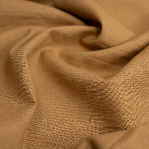 Viskose Leinen karamell