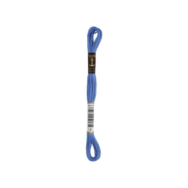 Anchor Sticktwist Garn 6-fädig mittelblau