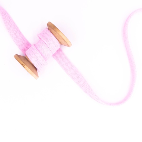 Flachkordel 20mm - Hoodie Kordel rosa