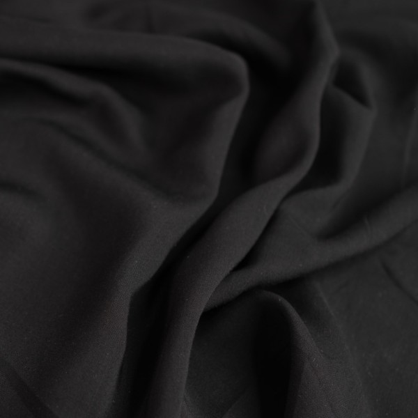 Voile Batist Viskose schwarz