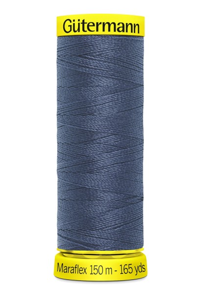 Elastisches Garn Gütermann Maraflex 150m jeansblau Nr. 112