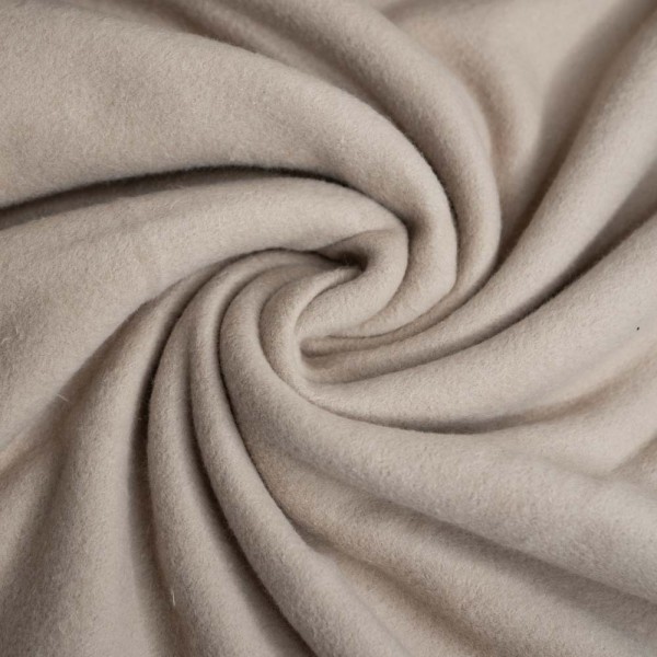 Baumwoll Kuschelfleece JACK hellbeige