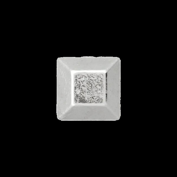 Zierniete Quadrat 8mm silber