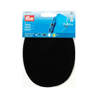 Prym Patches 10x14cm Velour schwarz