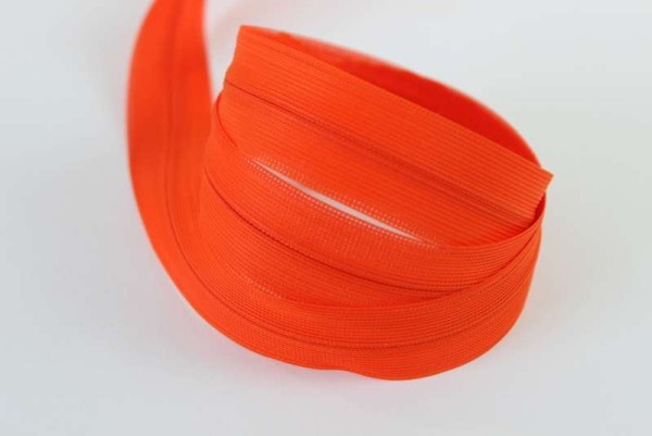 Nahtverdeckter Reißverschluss orange unsichtbar