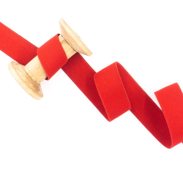 Gummiband 25mm SOFT rot
