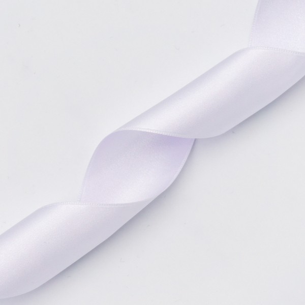 Satinband reinweiß 3,8cm