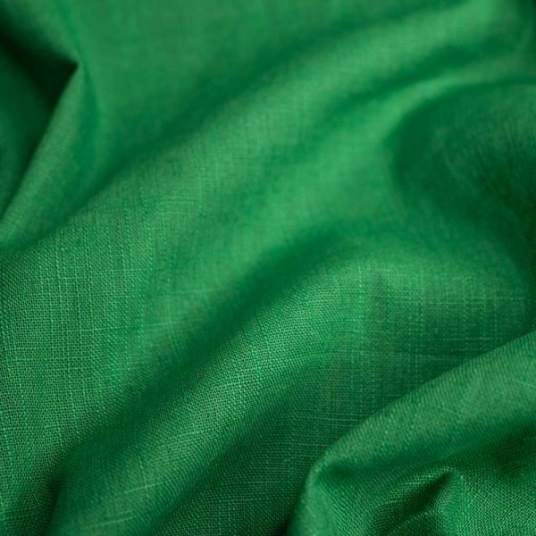 Premium Leinen dunkelgrün