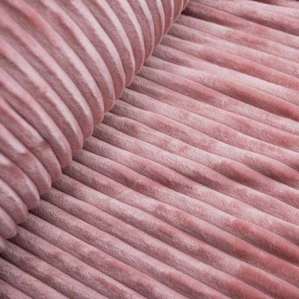 Cord-Look Fleece altrosa hell