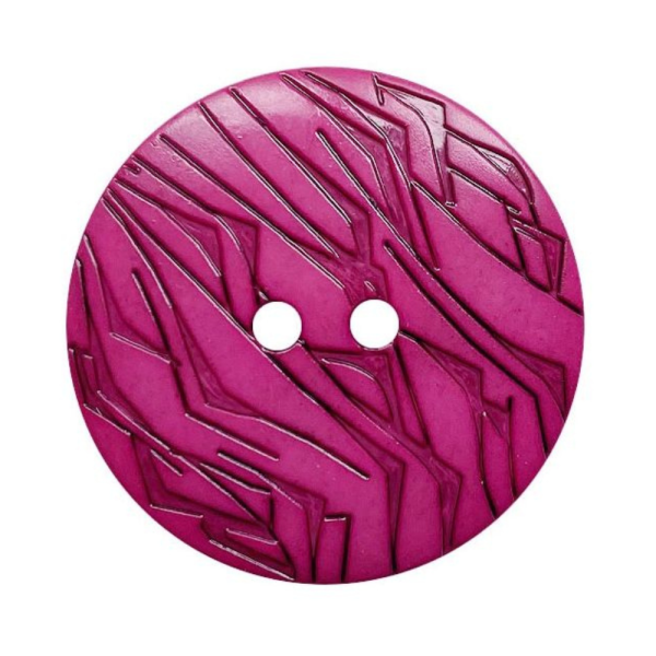 Modeknopf Gemustert 28 mm pink