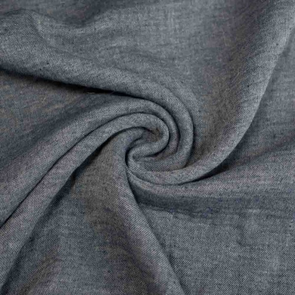 Musselin Doubleface Diana meliert navy
