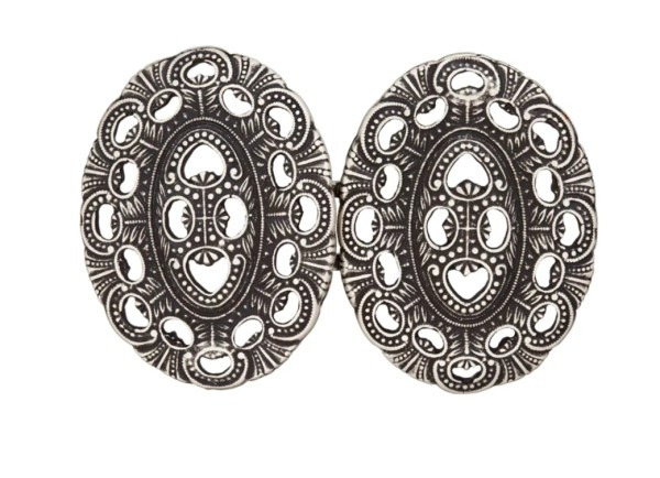 Prym Metallschließe alt silber 80mm