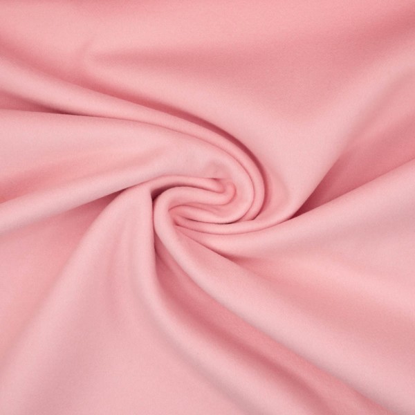 Mantelstoff Velour rosa