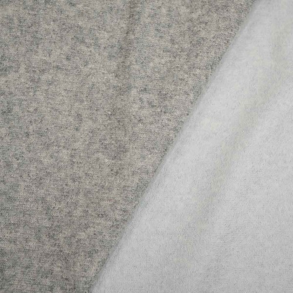 PUL beschichtet meliert hellgrau