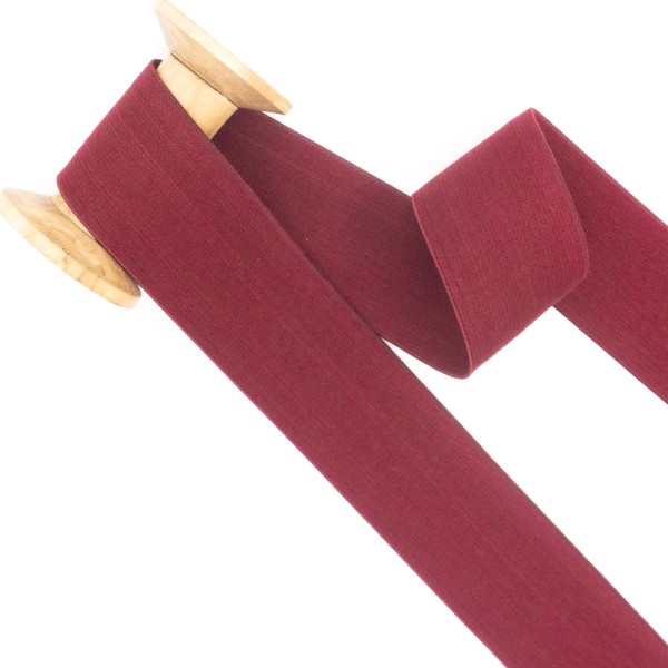 Gummiband 40mm SOFT bordeaux