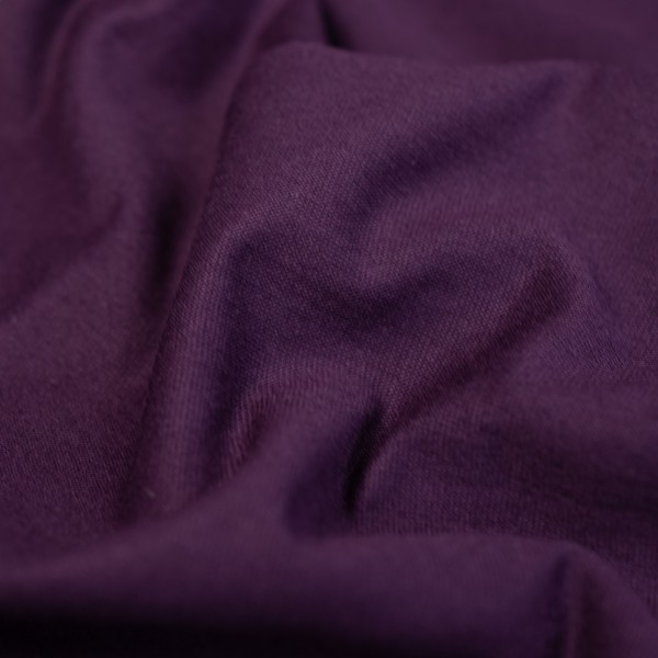 Baumwolljersey 100% Baumwolle beere dunkel