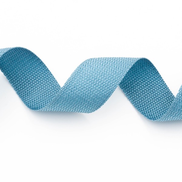 Gurtband Grobmaschig 40mm jeansblau