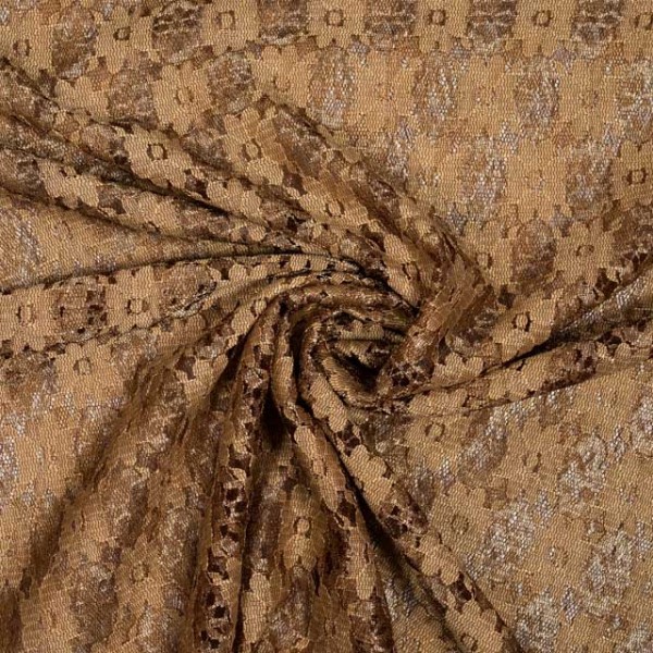 Spitze beige-braun