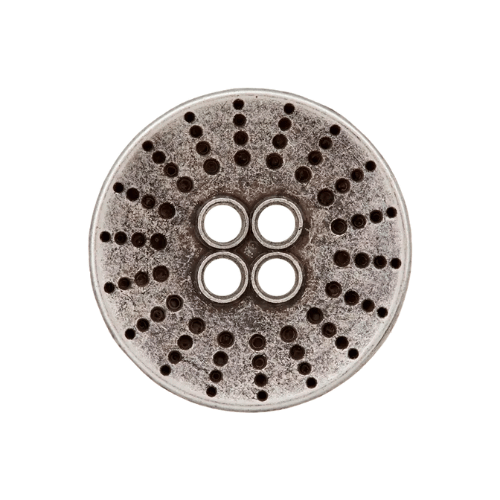 Metallknopf 20mm altsilber