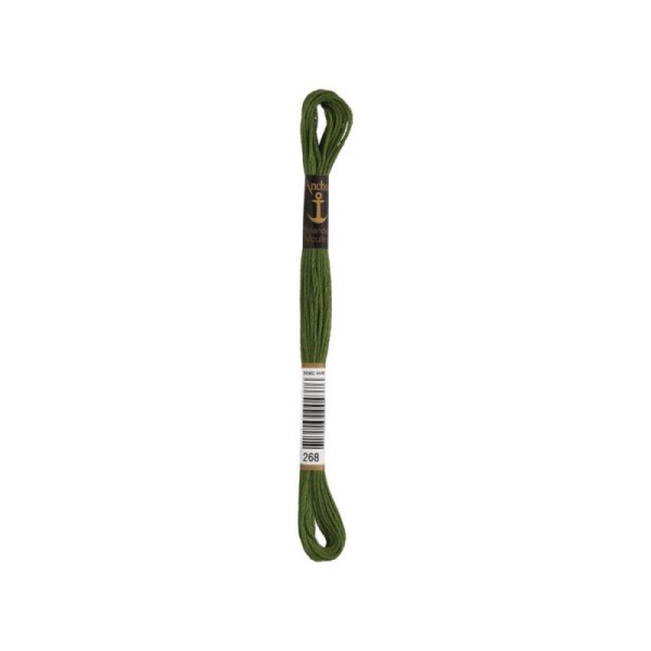 Anchor Sticktwist Garn 6-fädig tannengrün hell